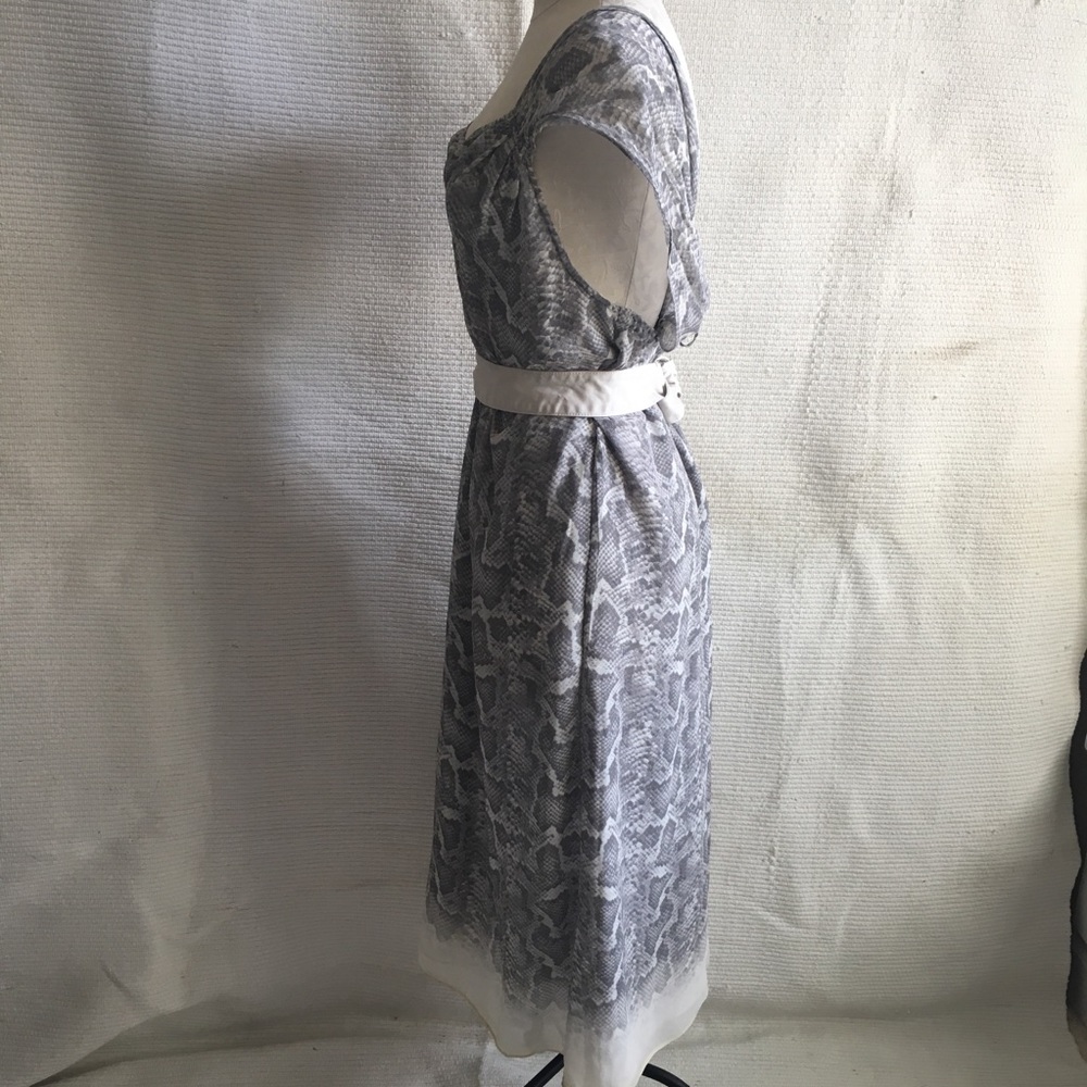Calypso 100% Silk Snakeskin Print Midi Maxi Dress - Picture 2 of 8